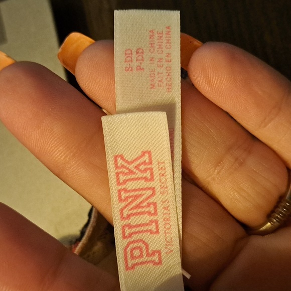 S(34)-DD Pink Victoria Secret Floral Lace Bralette - Picture 5 of 8